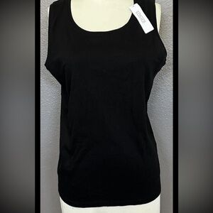 Plus Size Chico's Black Tank Top